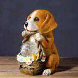 PawGlow - Charmig LED-stylus med söta hundfigurer för trädgårdsinredning Carvallo