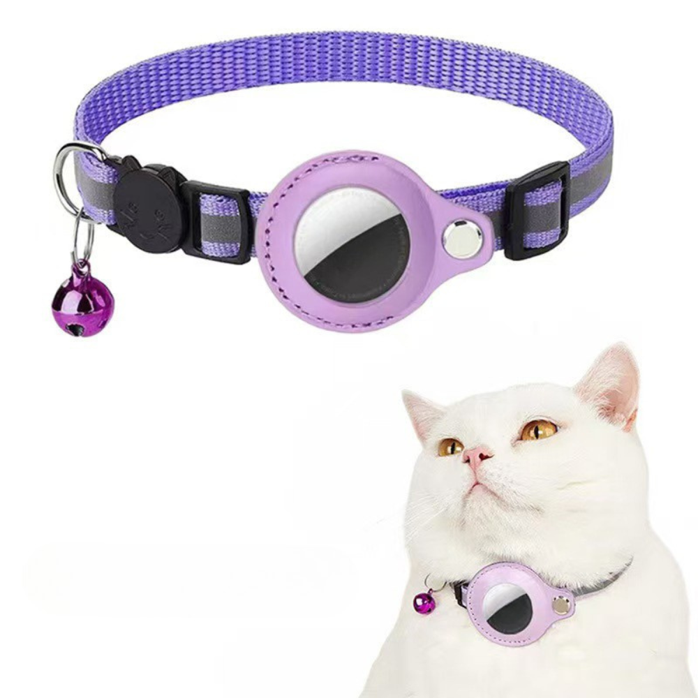 Katt Halsband Nylon Reflekterande GPS Tracker Rem Carvallo