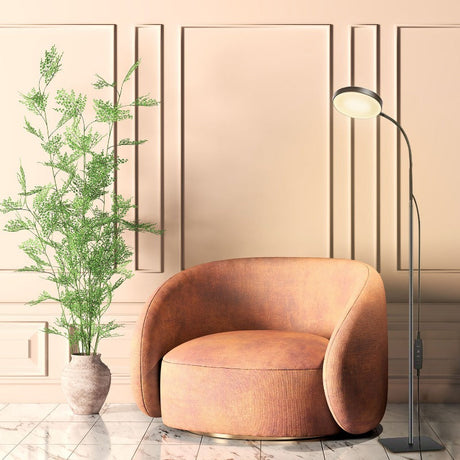 LED Golvlampa med Justerbar Gåskoppshals och Ögonskydd Carvallo