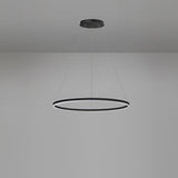 Modern svart LED hängande taklampa Carvallo