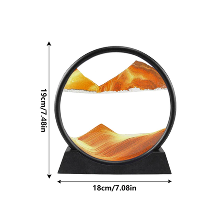 SereneFlow - förtrollande rörlig sandkonst för avkoppling Carvallo