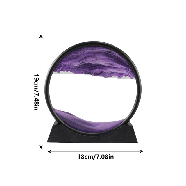 SereneFlow - förtrollande rörlig sandkonst för avkoppling Carvallo