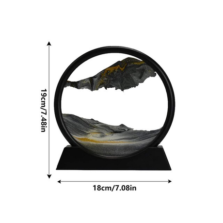 SereneFlow - förtrollande rörlig sandkonst för avkoppling Carvallo