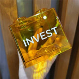 Genomskinlig Byggblock Pengarbox - Rolig Plast Sparkonto Carvallo