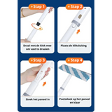 Funktionell 3-i-1 fönsterputsare med sprut- och torkfunktion Carvallo