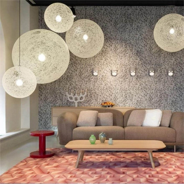 RandomGlow - Unik Slumptäckande Design Pendellampa För Moderna Interiörer Carvallo