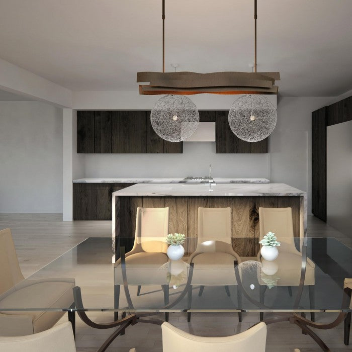 RandomGlow - Unik Slumptäckande Design Pendellampa För Moderna Interiörer Carvallo