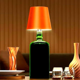 Flasklampa Metallbordslampa Carvallo