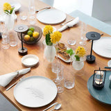 Bordslampa guld metall trådlös LED-lampa Carvallo