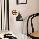 Vägglampa Vintage Glas Mässing Sconces Carvallo
