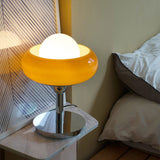 Glasbordslampa Retro Gul Ljusdesign Carvallo