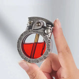 Royallure Vintage Vindskyddad Tändare – Transparent Bränsletank Retrodesign för Camping & Utomhus Carvallo