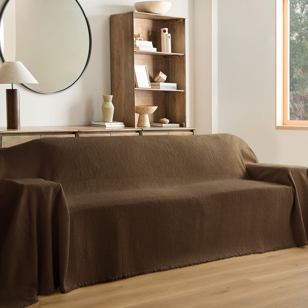 Mysig vinterstil sofföverdrag - Modern, stilren och hållbar soffskydd Carvallo