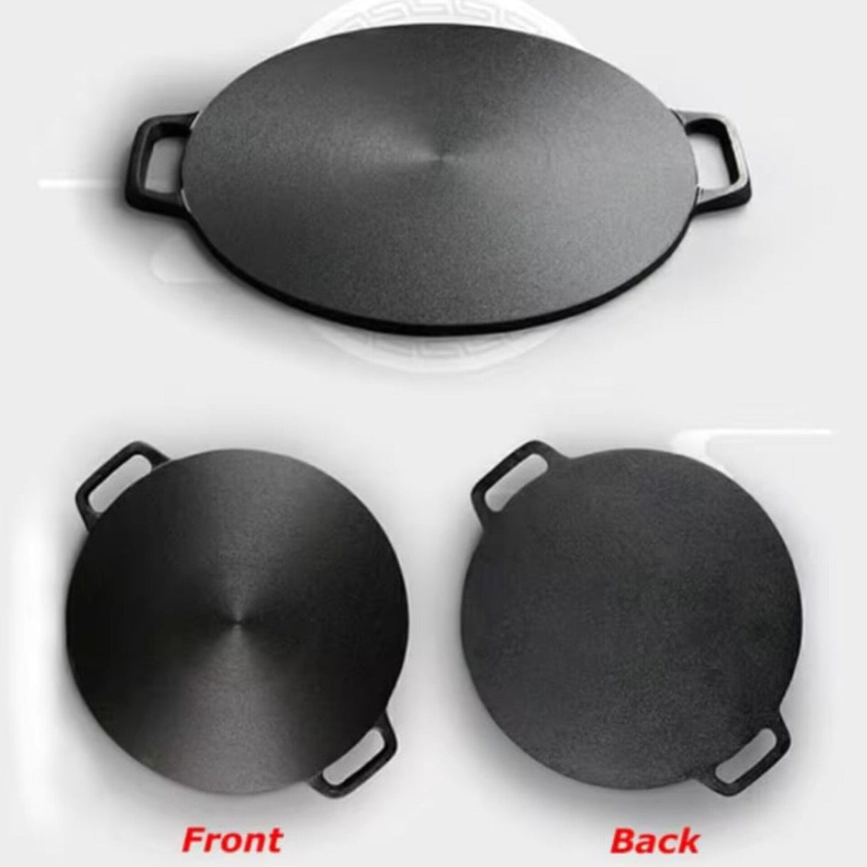 Förkryddat gjutjärnsroti tawa – platt non-stick-panna för chapati, dosa och tortilla MILA Sverige