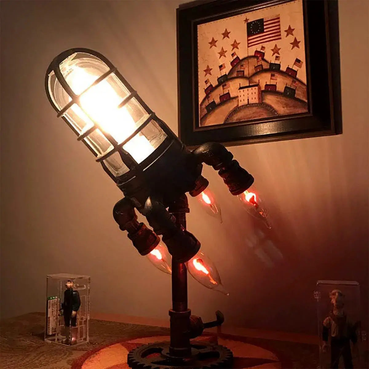 Steampunk raketlampa-Lights-Bellasverige-Hemnix