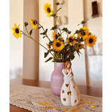 Bordslampa med romantisk design i harts Carvallo