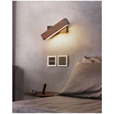 BrightCharm Lights - Modern trä-LED-lampa Carvallo