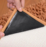 Återanvändbara hörngrepp för mattor – böjda och halkfria dynor för trägolv och släta golv MILA Sverige