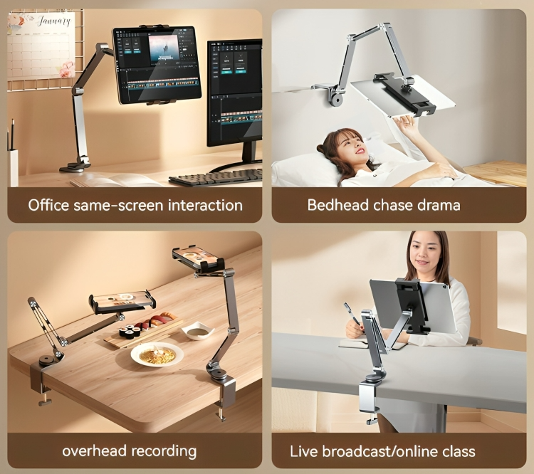 Carvallo - Stabiler Tablet- och mobilhållare i aluminium Carvallo