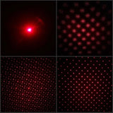 Laserpekare Uppladdningsbar Röd Mångsidig Ficklampa Set Carvallo