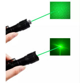 Laserpekare Uppladdningsbar Grön Lång Räckvidd Ficklampa Carvallo