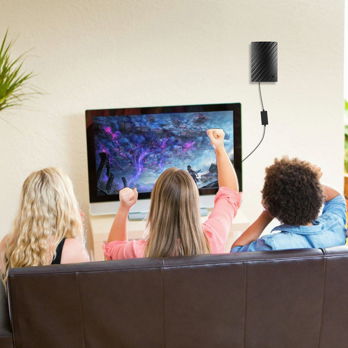 TV-antenn Inomhus 4K Lång räckvidd Antenn Carvallo