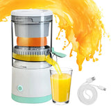 RoyaleGlow Bärbar Trådlös Elektrisk Färsk Apelsin Citrus Press Juicer Carvallo
