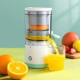 RoyaleGlow Bärbar Trådlös Elektrisk Färsk Apelsin Citrus Press Juicer Carvallo