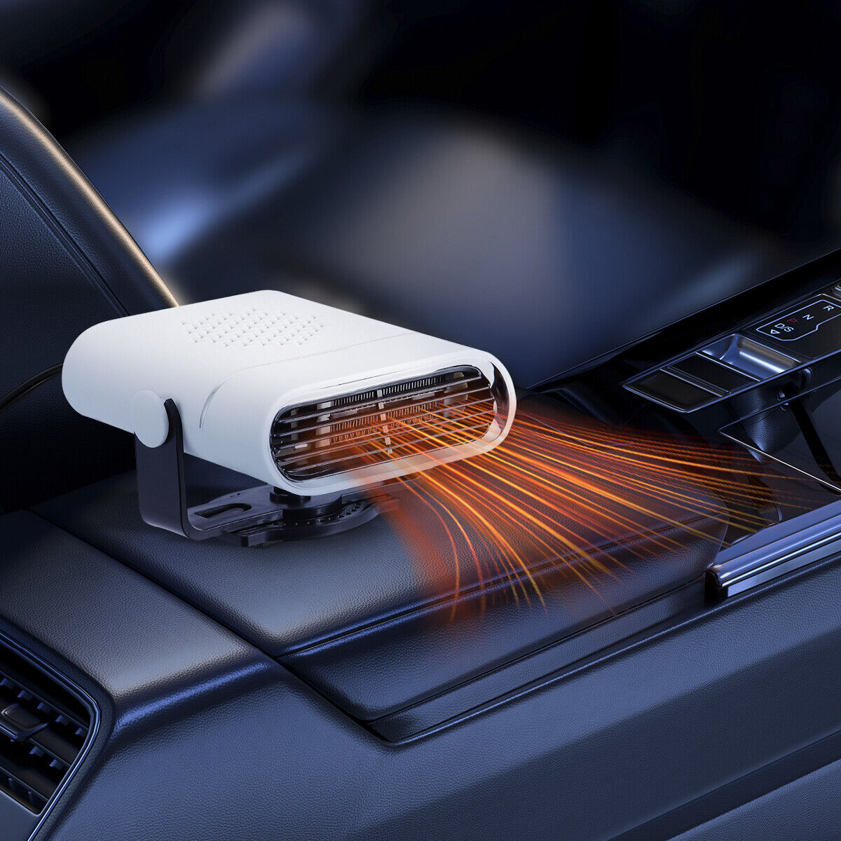 Carvallo - 12 V Bärbar Bilvärmare/Fönsteravfrosterare Carvallo