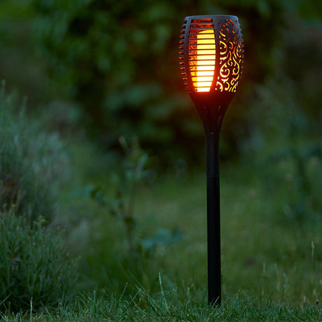 Utomhus Solträdgårdslampa Flammeffekt Carvallo