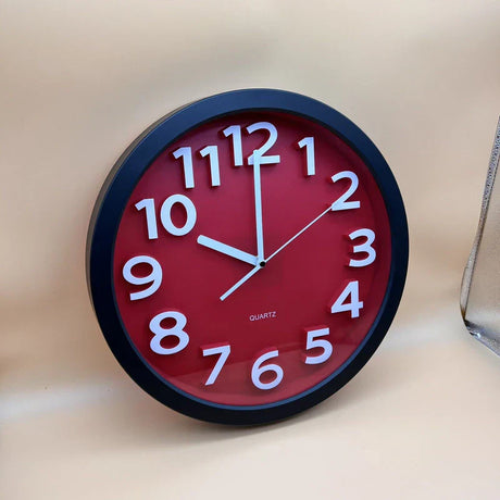 QuietElegance – Tyst väggklocka med dekorativ design för lugna rum Carvallo