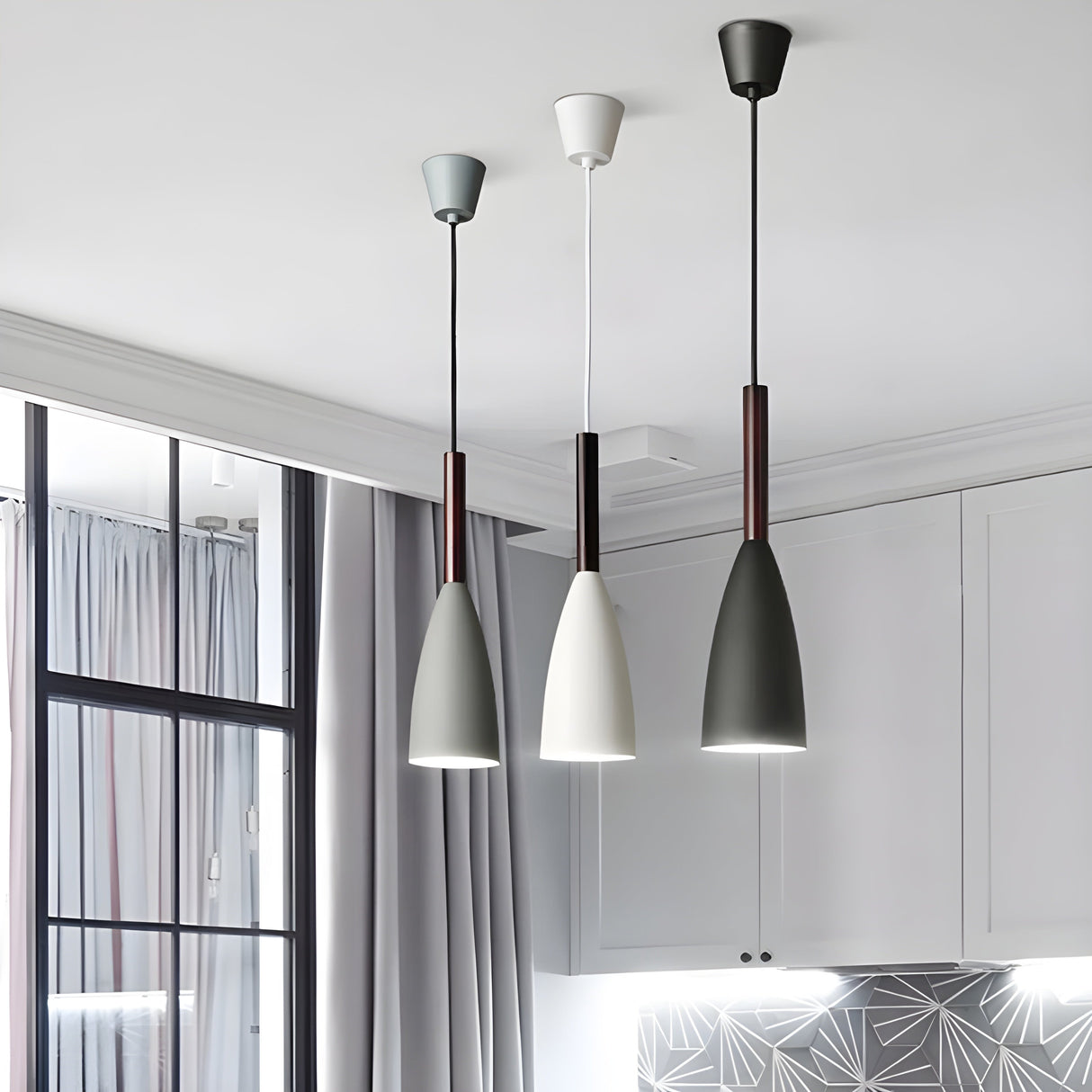 Pendelamp i skandinavisk design – höj- och sänkbar & modern | perfekt för kök & sovrum Carvallo