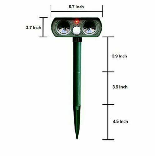 Infraröd solenergidriven djurplågaavskrämmare Carvallo