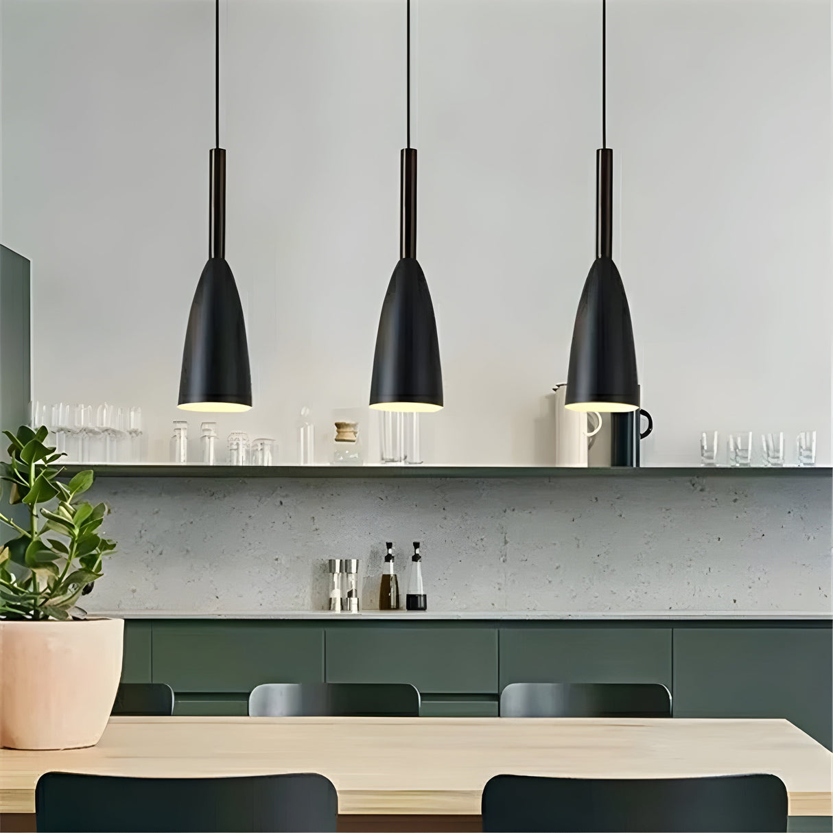 Pendelamp i skandinavisk design – höj- och sänkbar & modern | perfekt för kök & sovrum Carvallo