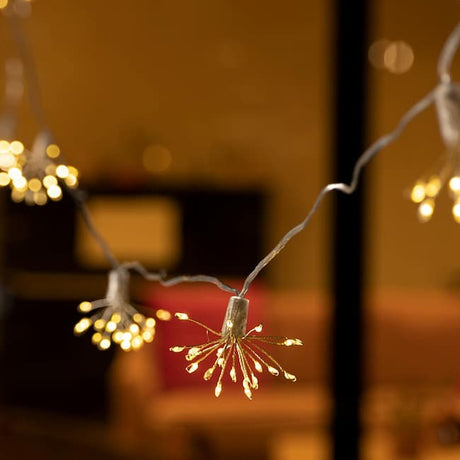 Utomhus solenergi fairy lights med LED stjärnexplosioner Carvallo