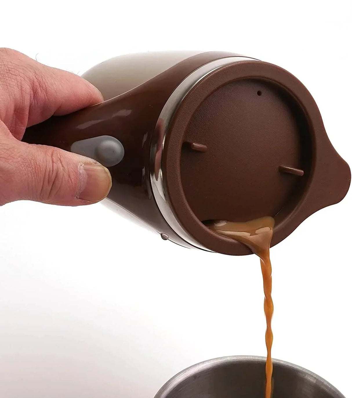 QuickStir - Obesvärad självblandande mugg för perfekt blandade drycker Carvallo