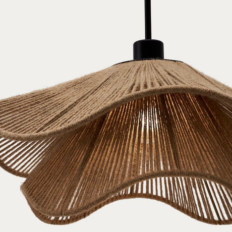 Boho Jute Lampskärm Naturlig Elegans för Stilren Heminredning Carvallo