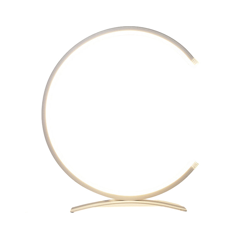 NordicGlow - Elegant Circle Bordslampa med Touch Switch och justerbart ljus Carvallo