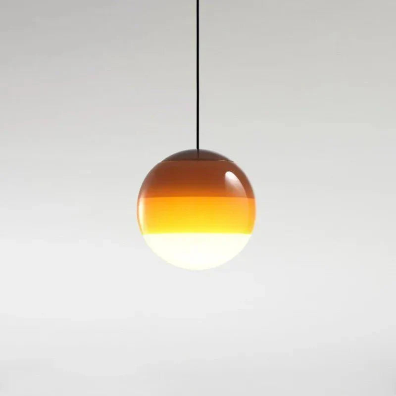 Gradient Glass Pendant Light | Färgglad Glas Taklampa Ø15‑20 cm | Unisex | Modern Look | Brick by Brick London Carvallo