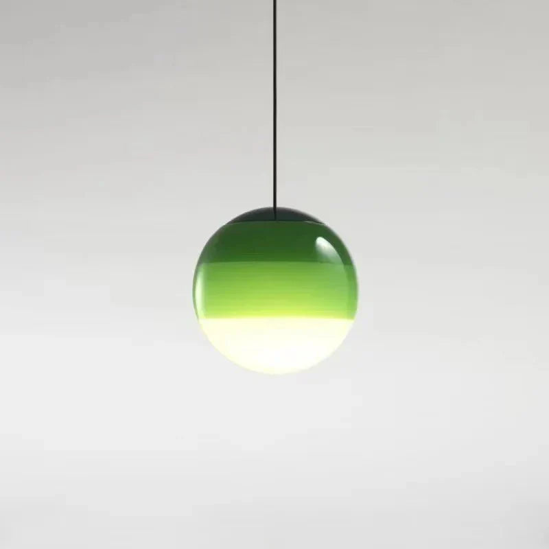 Gradient Glass Pendant Light | Färgglad Glas Taklampa Ø15‑20 cm | Unisex | Modern Look | Brick by Brick London Carvallo