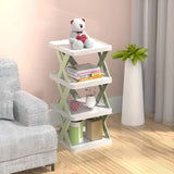 Multifunktionellt och hopfällbart skohyllsystem för platsbesparande förvaring Carvallo