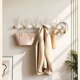 Hängande väggkrokar med dubbla rader - praktisk hängande förvaring för dörrar eller väggar Carvallo