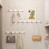 Hängande väggkrokar med dubbla rader - praktisk hängande förvaring för dörrar eller väggar Carvallo