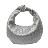 Handväska Vegansk Läder Vävda Axeltassen Carvallo