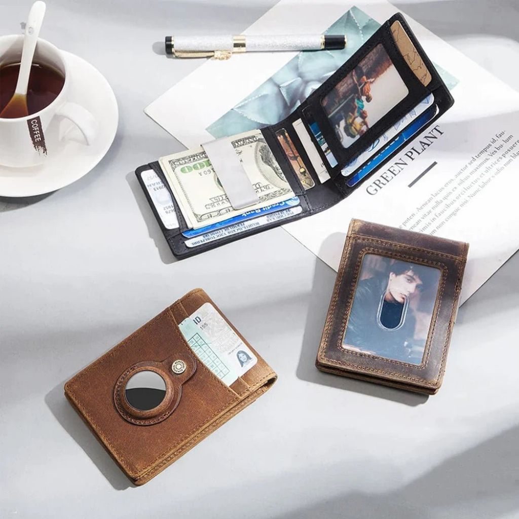 Läderplånbok RFID Slim Kortfodral Pouch Carvallo