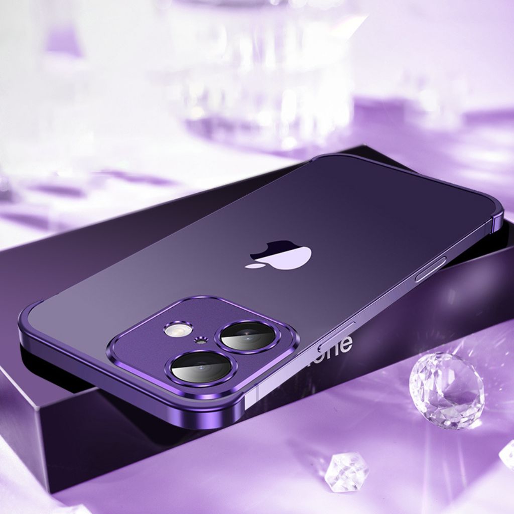 Mobilskal Minimalistisk Slim Skyddande Metallfack Carvallo