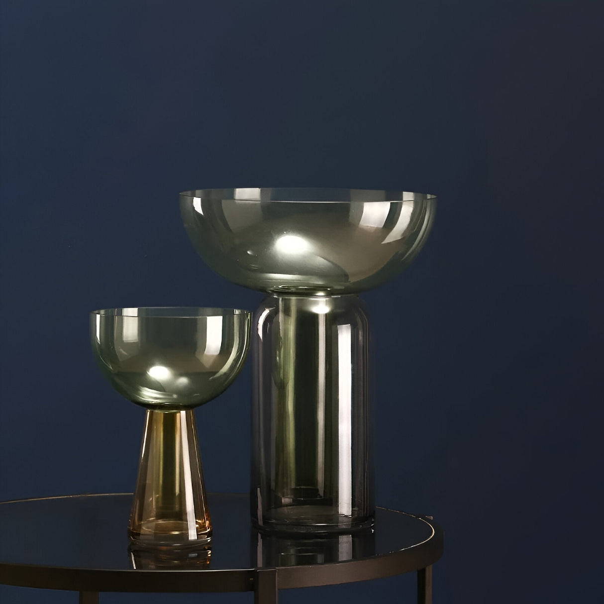 Liten glas hydroponisk vas för modern borddekoration Carvallo