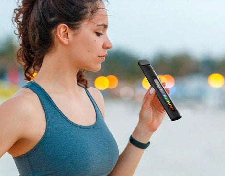 Smart Lung Strengthener – Bärbar andningsövningsapparat för andningshälsa MILA Sverige