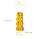Leende Ansikten Keramisk Vas Set med Modern Design Carvallo
