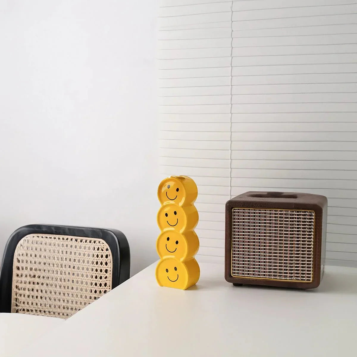 Leende Ansikten Keramisk Vas Set med Modern Design Carvallo